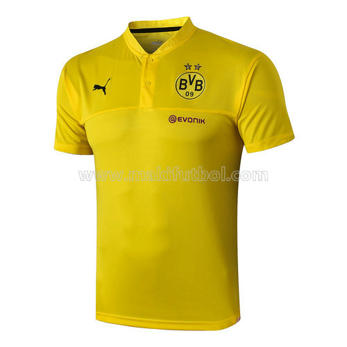 camiseta borussia dortmund polo 2019-2020 amarillo